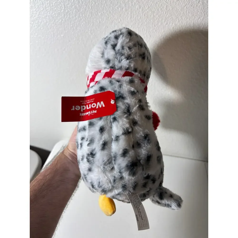 PetSmart NWT Wonder the Snow Owl 2025 Squeaker Dog Toy Plush Stuffed Animal